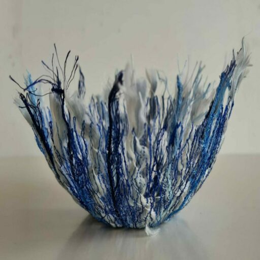 textiel kunst textielkunst zijde Neantske Gerbens Nynke Koning lutrador cyanotype cyanotypie
