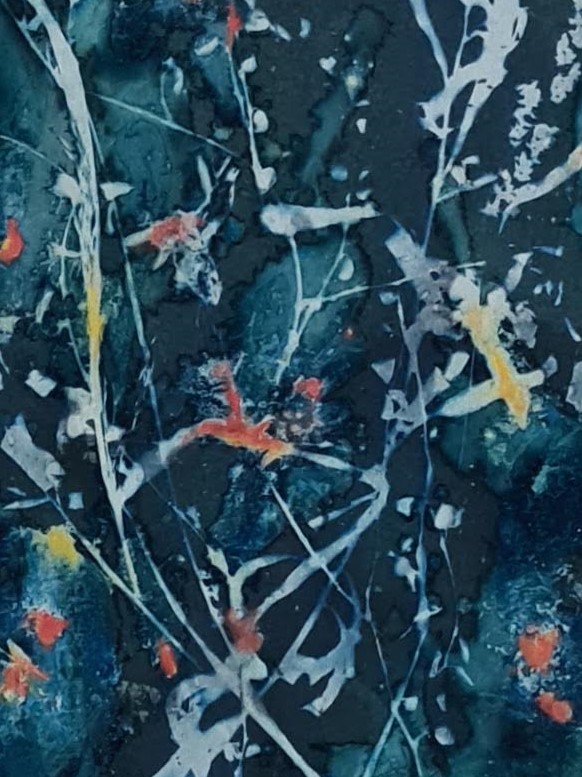 textiel kunst textielkunst Neantske Gerbens Nynke Koning cyanotype
