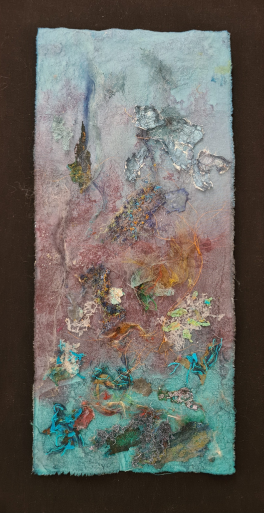 plastic soep textiel kunst textielkunst Neantske Gerbens Nynke Koning
